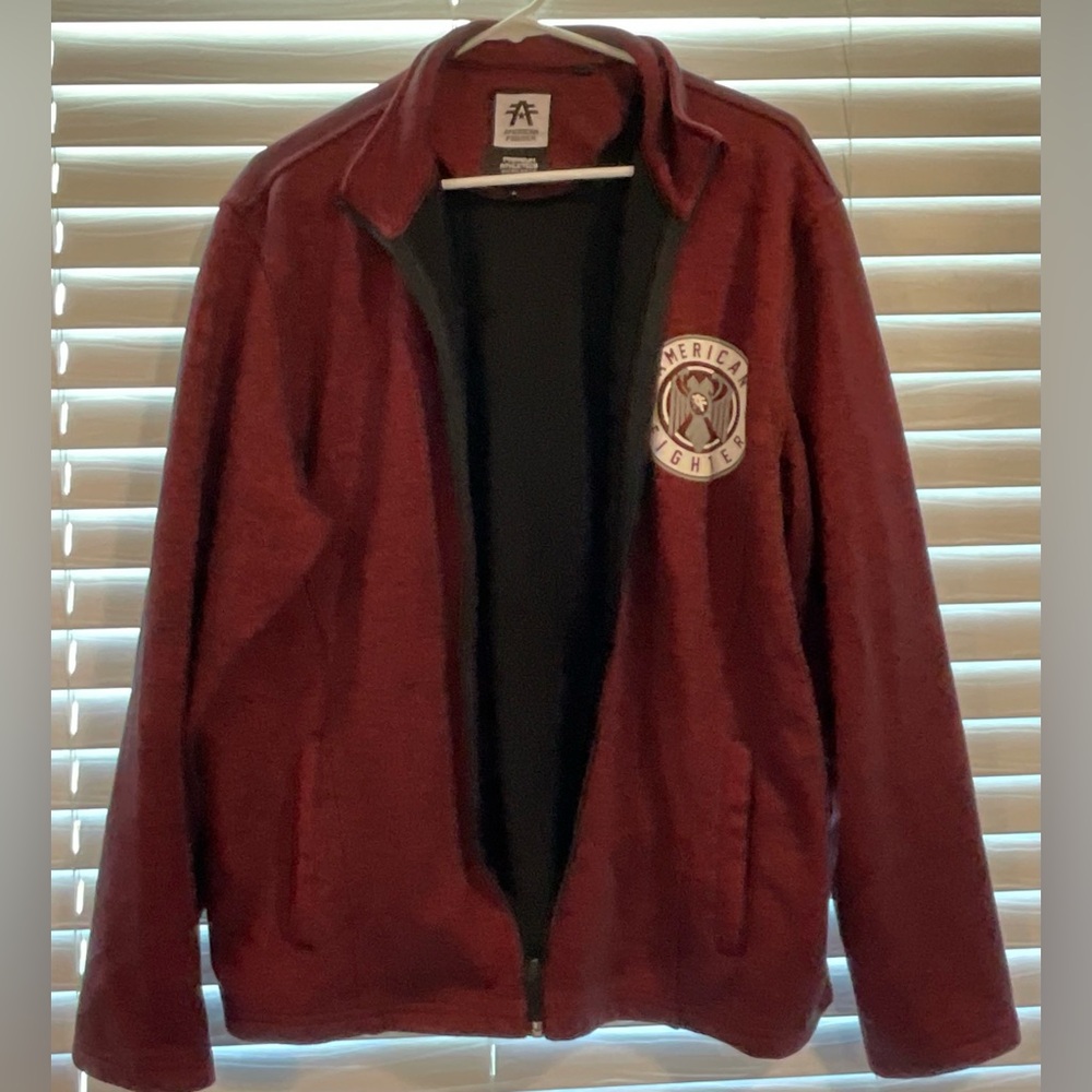 Men’s size L American Fighter zip up jacket